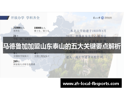 马德鲁加加盟山东泰山的五大关键要点解析